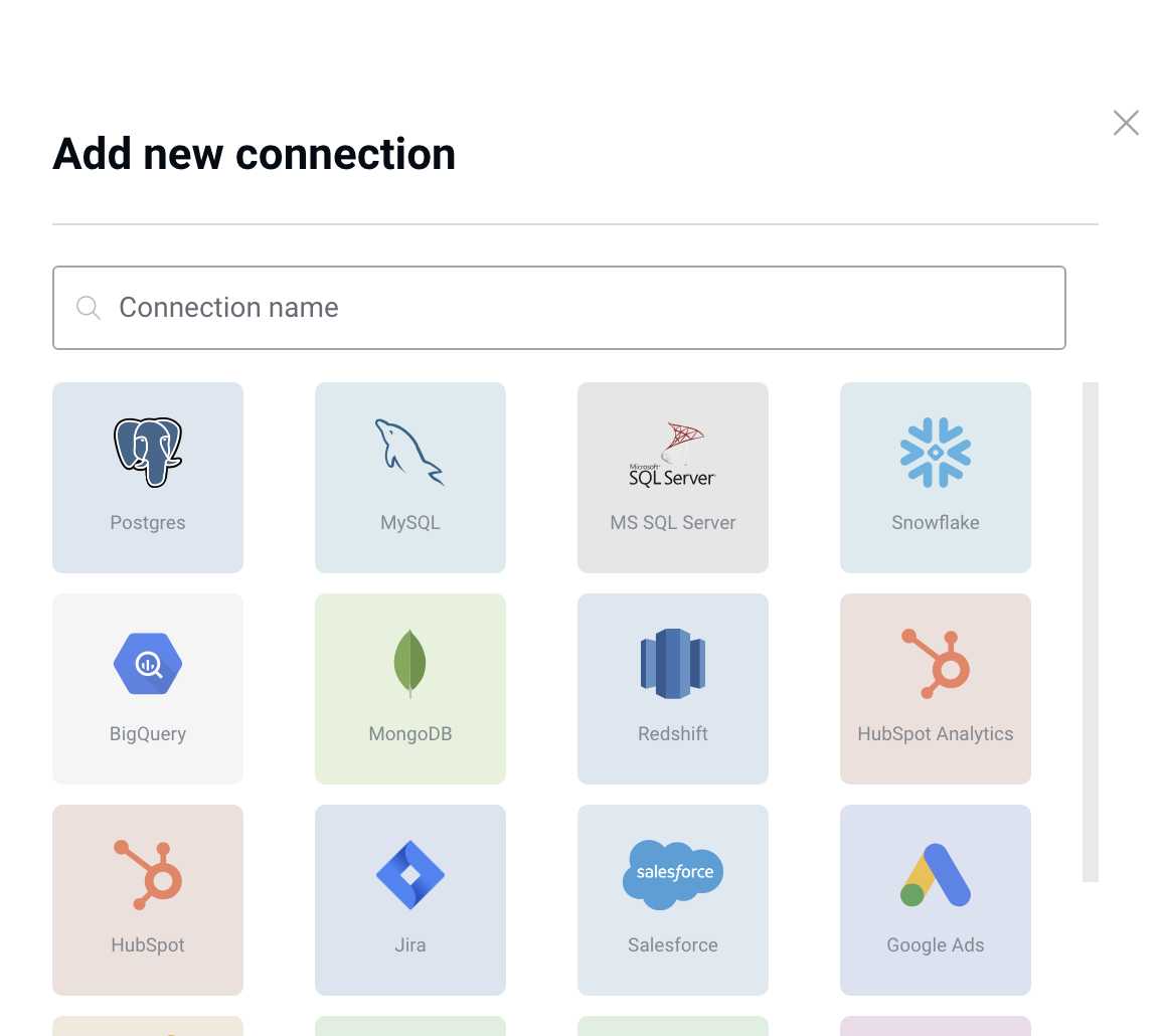 Connect any SaaS and sync the data into your data warehouse