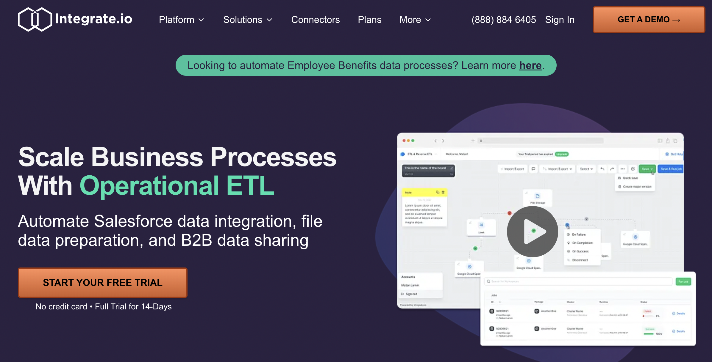 Integrate ETL tool