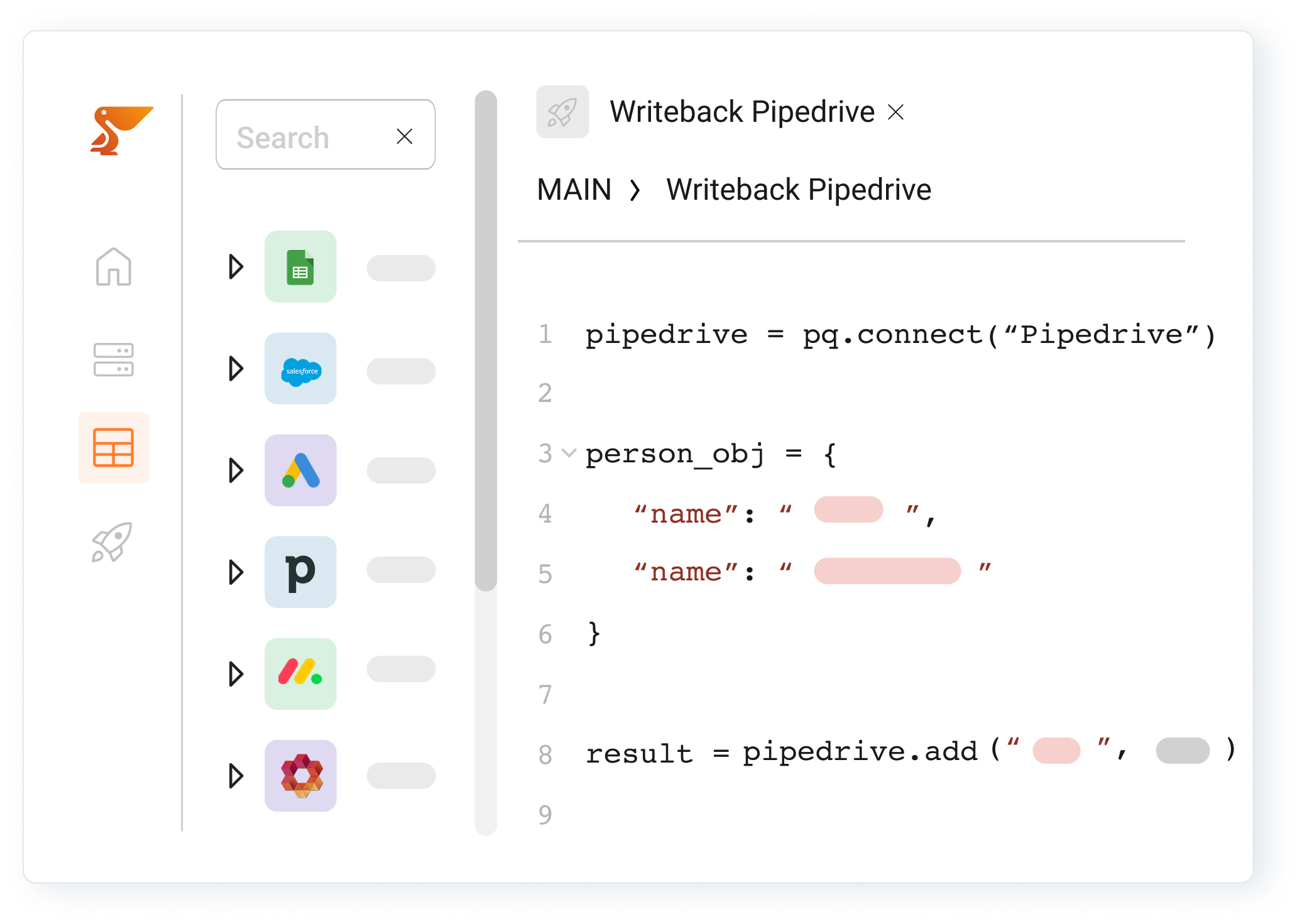 Low code scripting for data activation