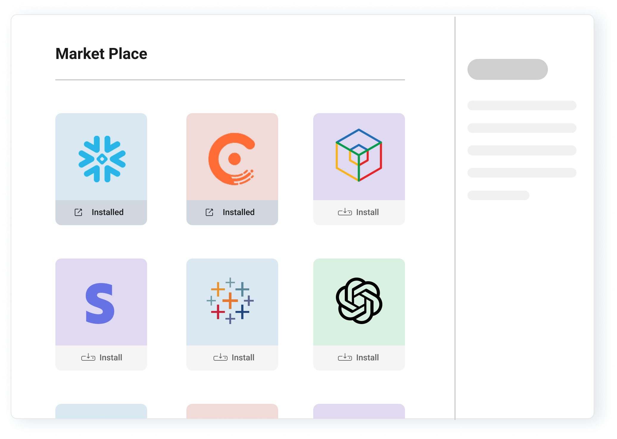 One click deploy of best of class tools