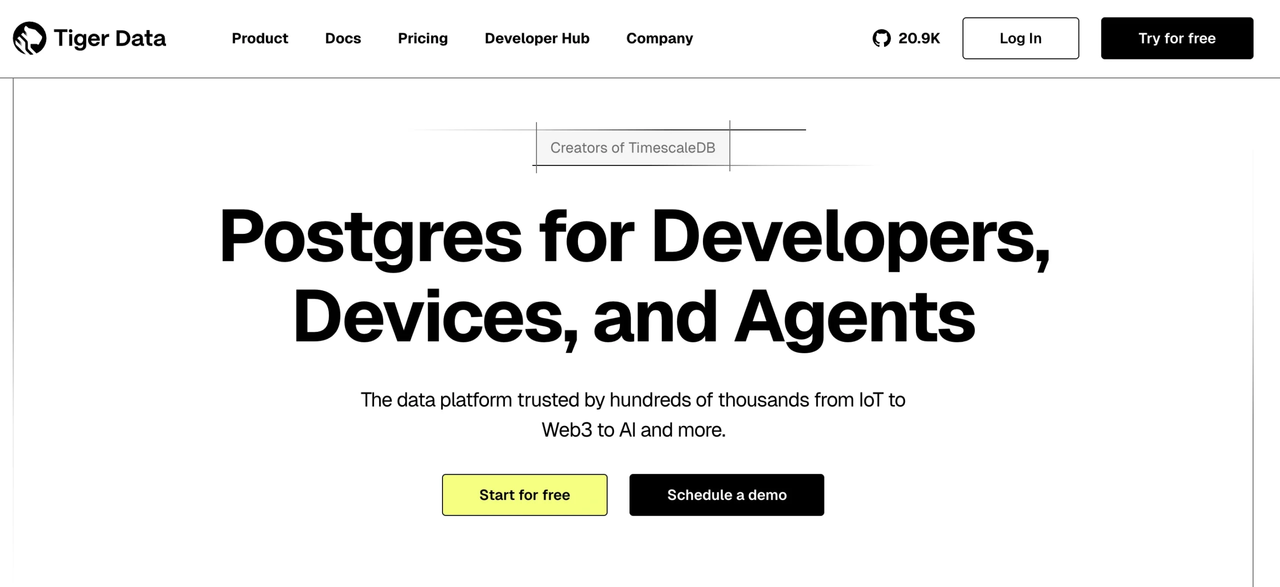 tigerdata - Timescale DB
