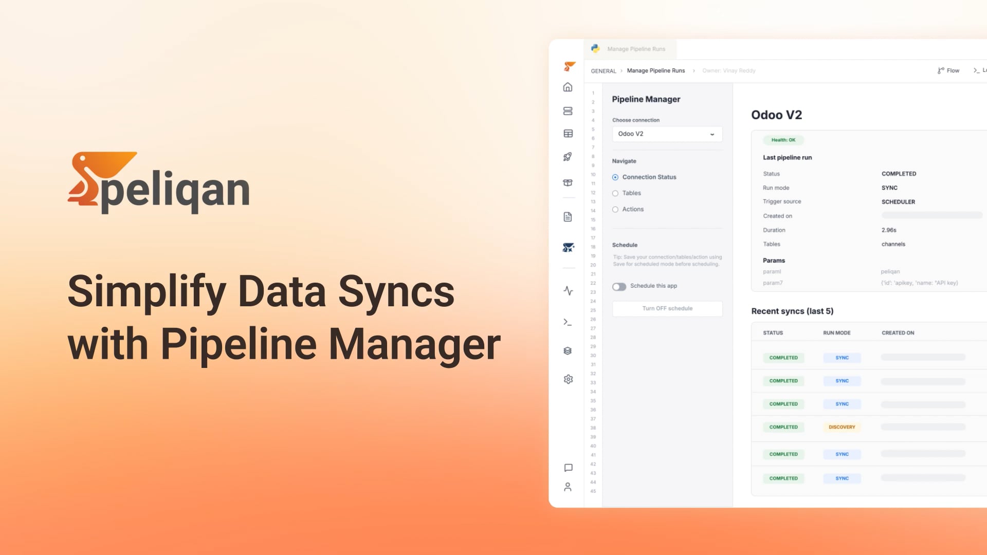 Data pipeline manager